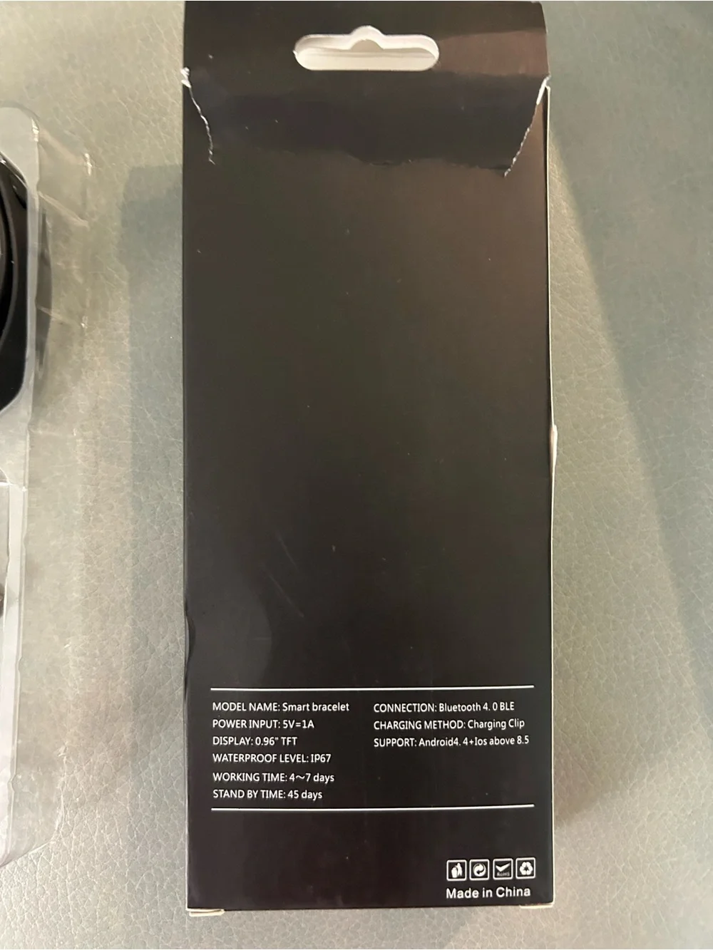 Smart Band 7 Fitness Tracker - Black
